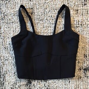 Abercrombie & Fitch Black Textured Top‎